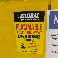 Global Industrial Flammable Safety Storage Cabinet image 0